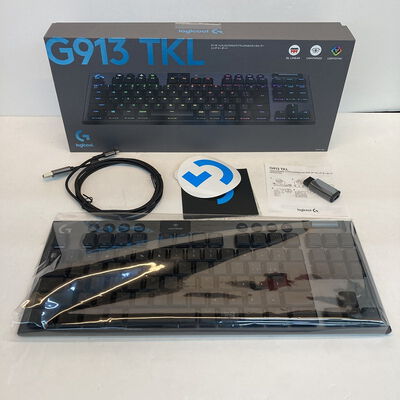 【京都店】中古  ﾛｼﾞｸｰﾙ G913-TKL-LNBK (無線 RGB ｹﾞｰﾐﾝｸﾞｷｰﾎﾞｰﾄﾞ) 183184 