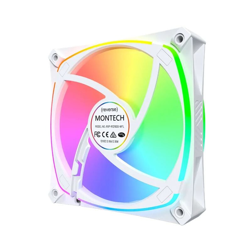 MONTECH RX120 PRO 3 in 1 White (3個パック ホワイト リバース