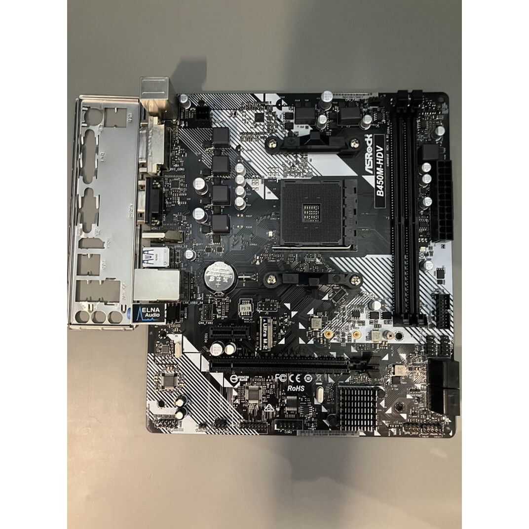 中古 ASRock B450M-HDV (B450 AM4 mATX DDR4) 137908