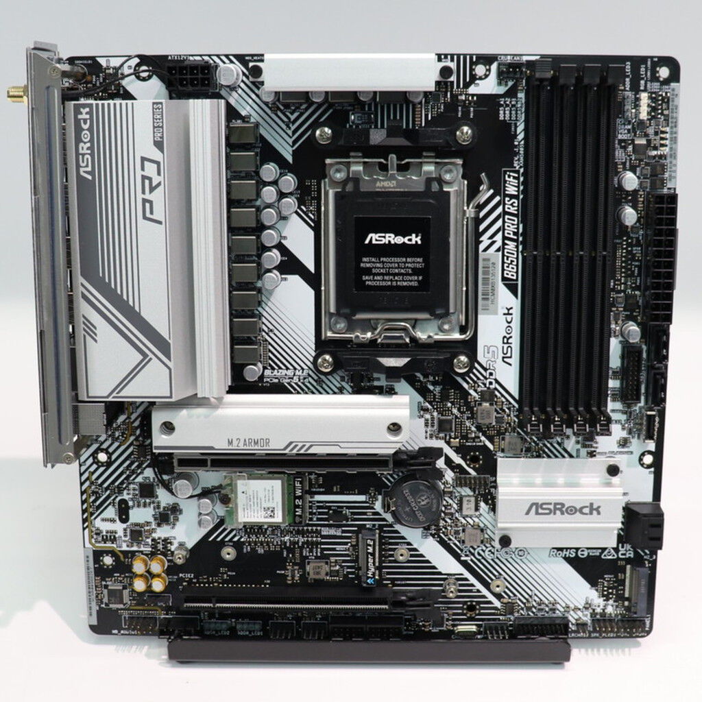 中古 ASRock B650M Pro RS WiFi (B650 AM5 mATX DDR5) 3210015821