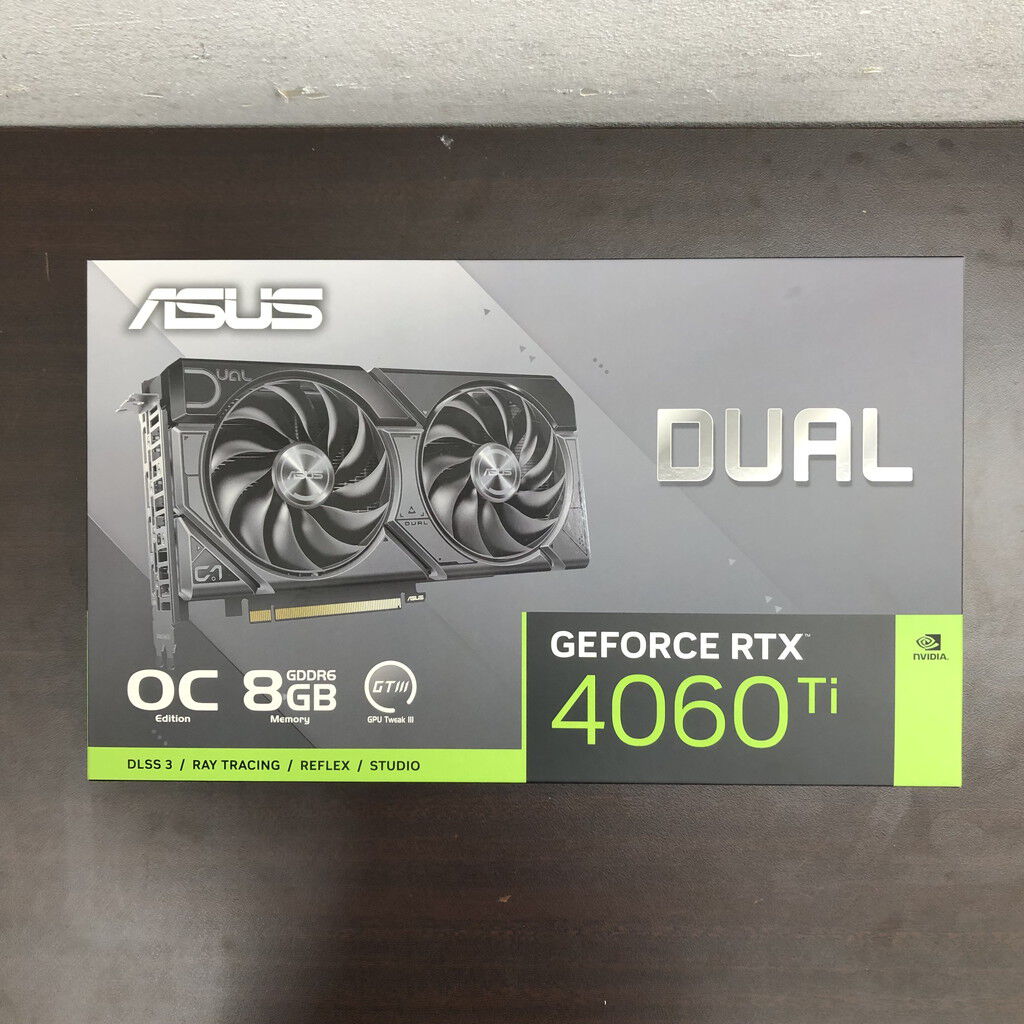 中古 ASUS DUAL-RTX4060TI-O8G-EVO (RTX4060Ti 8G) 175545 （322578