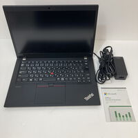 中古  LENOVO ThinkPad X13 (AMD Ryzen 5 Pro 4650U 2.10GHz/32GB/SSD256GB/-/オンボード/13.3/1920x1080/Wi-Fi/WEBCAM/W11P/Microsoft Office Home and Business 2024) 184183 
