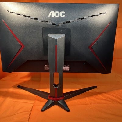 【なんば店】中古  AOC AOC 24G2E5/11 [23.8インチ ブラック&レッド] フルHD（1920x1080） 75Hz 3480035897 
