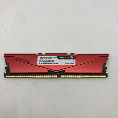 【郡山安積店】中古  PC4-25600 16GB デスクトップ用(TLZRD416G3200HC16CBK) 4640003334 