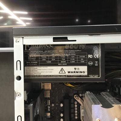 【松山環状枝松店】中古  インバースネット FRONTIER FRGAH670/WS10/NTK(Corei7-12700F/32GB/SSD512GB/無し/RTX3060Ti 8GB/W11H) 4560001315 