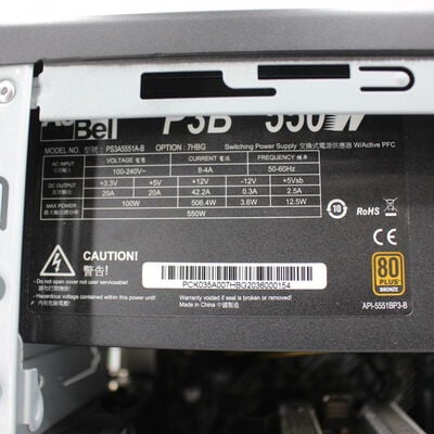 【通販センター】中古  THIRDWAVE Magnate EM041(Intel Core i5 10400/32GB DDR4 (PC4)/SSD500GB/BD-RE/NVIDIA GeForce GTX 1660 SUPER 6GB/W11H64 MAR) 194194 