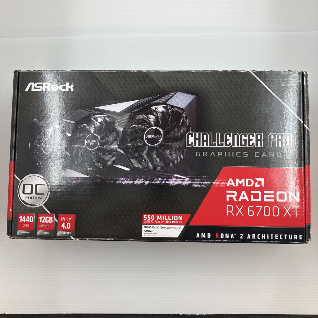 ASRock RX 6700 XT 12GB 中古　動作確認済み RX 6700 XT PGD 12G OC | ASRock(アスロック) Radeon RX 6700 XT 搭載