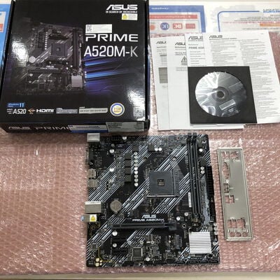 【宮崎恒久店】中古  ASUS PRIME A520M-K (A520 AM4 mATX DDR4) 183178 