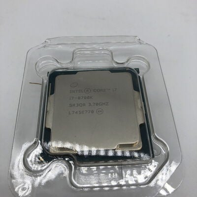 【宇都宮鶴田店】中古  INTEL Core i7 8700K (1151/3.70GHz/12M/C6/T12) 136197 