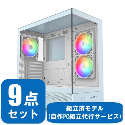 Palit RTX5060Ti 8GB グラフィックボードとパーツ一式セット(ブルー系 OS付き 組立代行モデル)