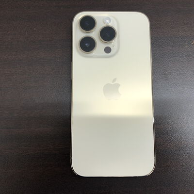 【福山ココローズ店】中古  【au版SIMフリー】Apple iPhone14 Pro 6.1インチ 256GB (ゴールド) MQ173J/A 155016 