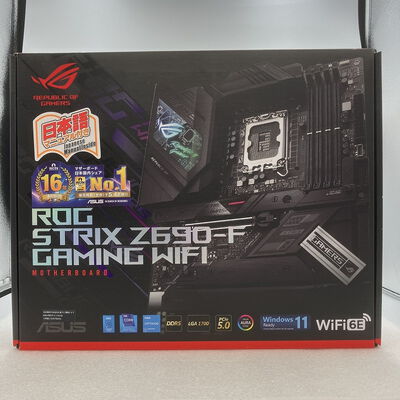【新潟店】中古  ASUS ROG STRIX Z690-F GAMING WIFI (Z690 1700 ATX DDR5) 3120017992 