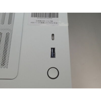 【前橋ｲﾝﾀｰｱｶﾏﾙ店】中古  自作PC(Ryzen 7 5700X/32GB/SSD1TB/RTX3050/OS無し) 4540001744 