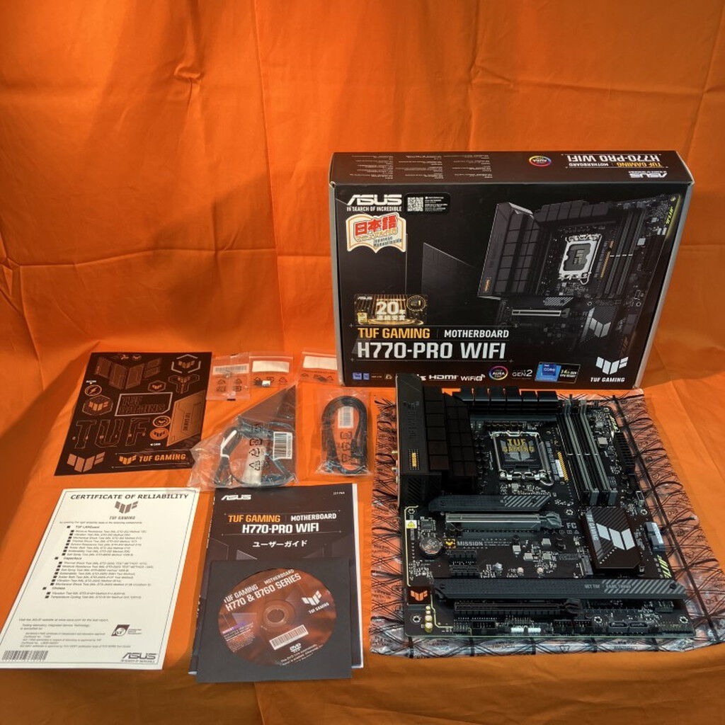 【中古品】ASUS TUF GAMING H770-PRO WIFI TUF GAMING H770-PRO WIFI｜Motherboards｜ASUS Global