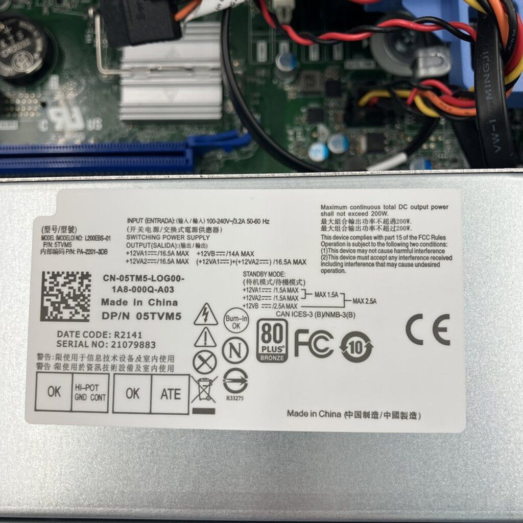 中古 DELL OptiPlex 3090 SFF (i5 10505/8GB/SSD256GB/Mt/WLAN