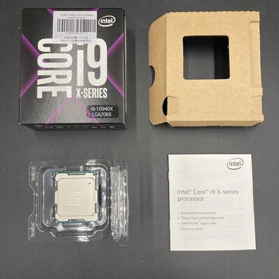 【熊本浜線店】中古  INTEL Core i9 10940X (2066/3.3/19.25M/C14/T28) 141585 