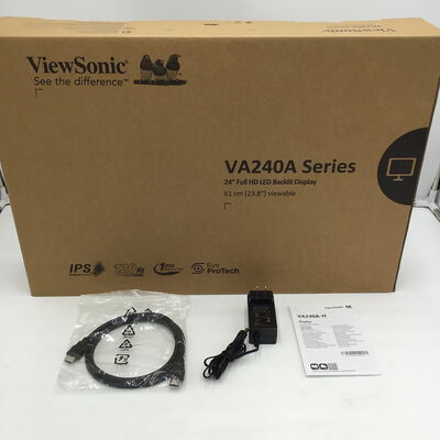 【白山FM松任店】中古  Viewsonic VA240A-H (23.8"W 1A1H 1ms IPS) 4950002061 