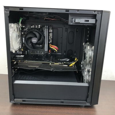 【福山ココローズ店】中古  自作PC(Ryzen 5 3500/16GB/SSD500GB/HDD2TB/GTX1070/W11P) 5090001081 