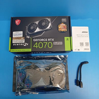 【大須店】中古  MSI GeForce RTX 4070 SUPER 12G VENTUS 2X OC (RTX4070 SUPER 12GB) 163393 