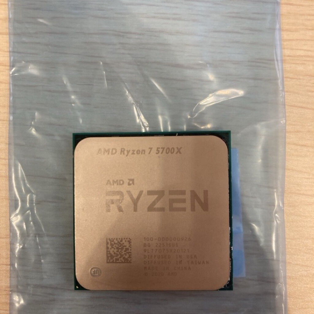 中古 AMD Ryzen 7 5700X (AM4/3.4GHz/36M/C8/T16/65W
