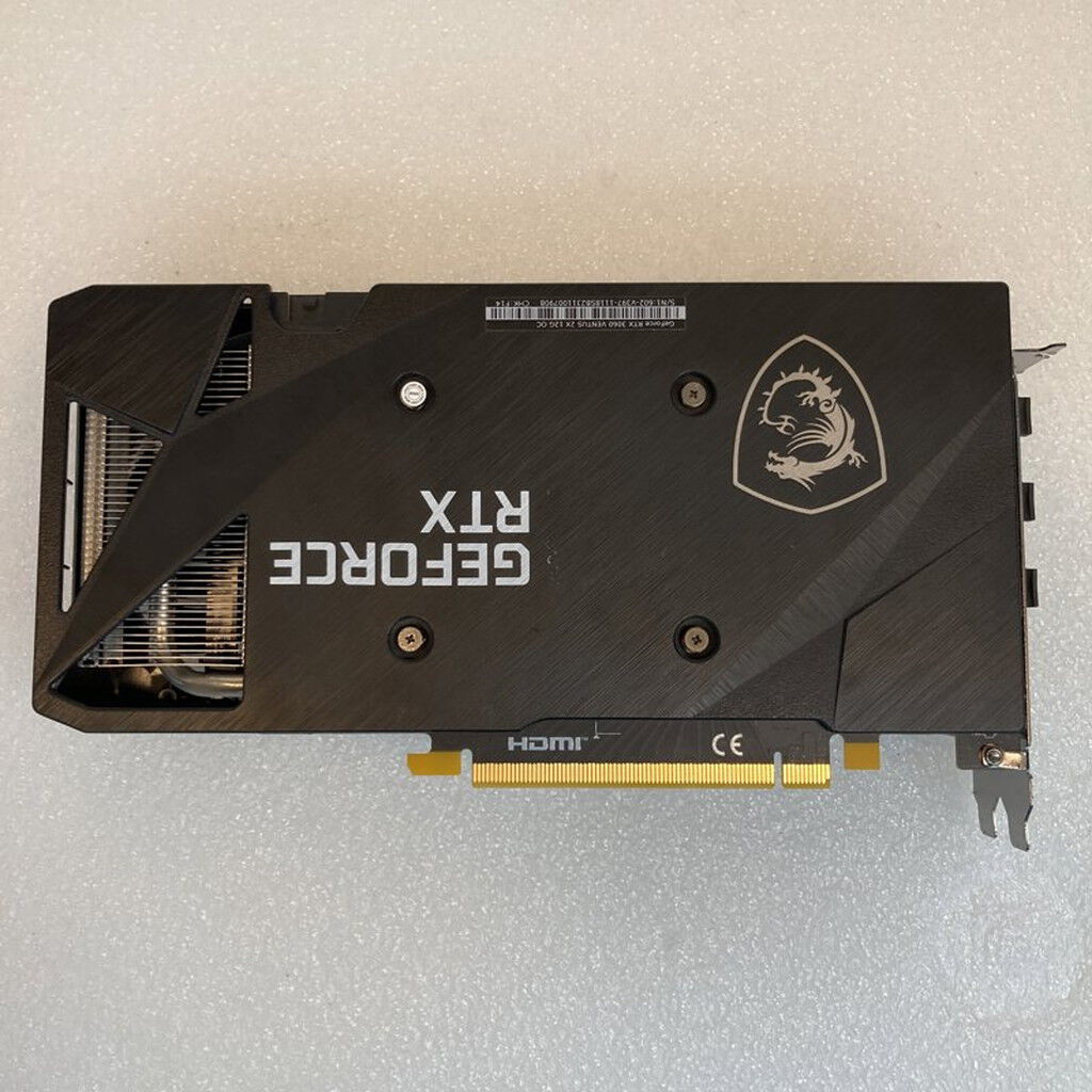 中古 MSI GeForce RTX 3060 VENTUS 2X 12G OC (RTX3060 12GB) 144777