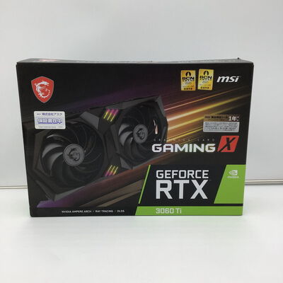 【白山FM松任店】中古  MSI GeForce RTX 3060 Ti GAMING X 8GB LHR (RTX3060Ti 8GB) 4950001355 