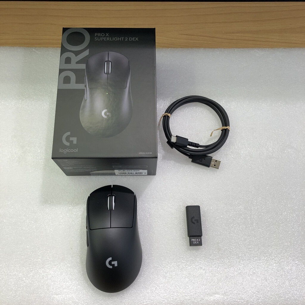 中古 Logicool PRO X SUPERLIGHT 2 DEX GPROXSL-WLDEXBK (ブラック