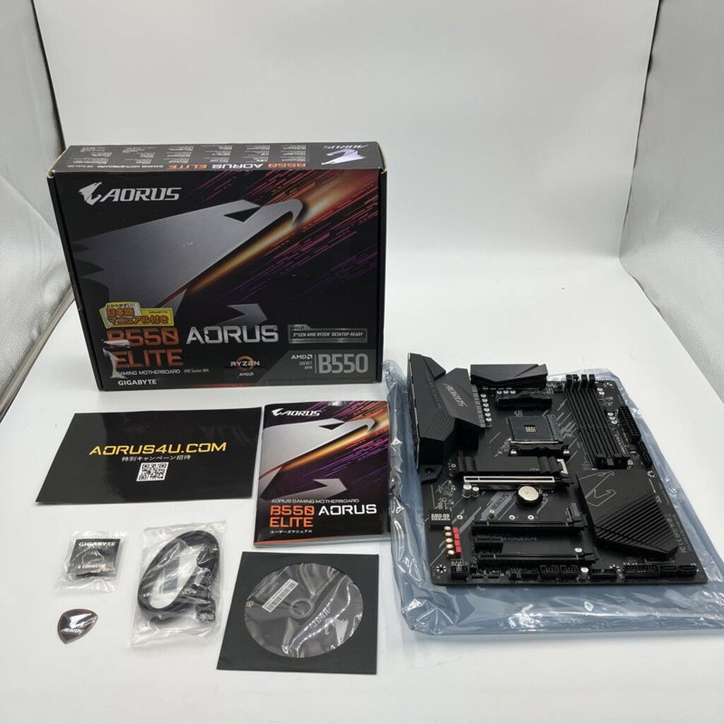 中古 GIGABYTE B550 AORUS ELITE (B550 AM4 ATX DDR4) 142913 （391877