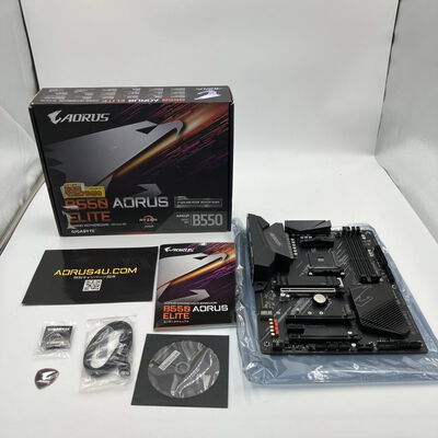 【なんば店】中古  GIGABYTE B550 AORUS ELITE (B550 AM4 ATX DDR4) 142913 