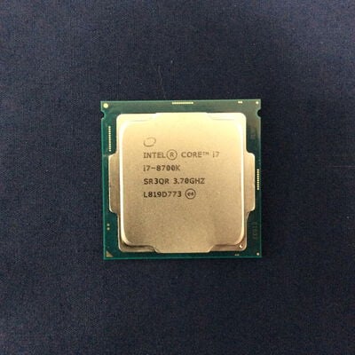 【川崎店】中古  INTEL Core i7 8700K (1151/3.70GHz/12M/C6/T12) 136197 