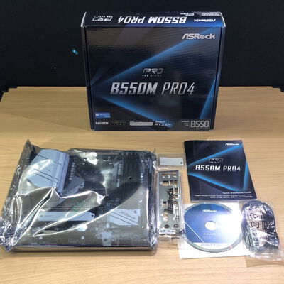 【甲府飯田店】中古  ASRock B550M Pro4 (B550 AM4 mATX DDR4) 142938 