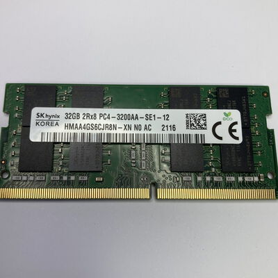 【札幌店】中古  DDR4 PC4-25600 32GB SODIMM ノート用 148255 