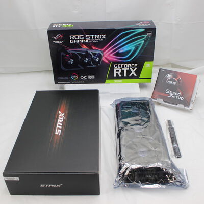 【通販センター】中古  ASUS ROG-STRIX-RTX3080-O12G-GAMING (RTX3080 12GB) 148957 