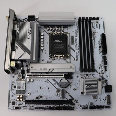 【札幌店】中古  ASRock B760M Pro RS WiFi White (B760 1700 mATX DDR5) 3210014465 