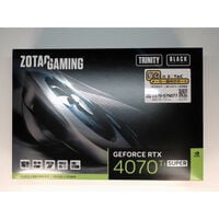 中古  ZOTAC GAMING GeForce RTX 4070 Ti SUPER Trinity Black Edition 16GB GDDR6X 4540001461 