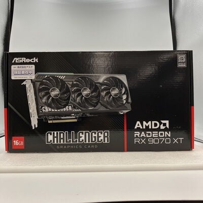【新潟店】中古  ASRock Radeon RX 9070 XT Challenger 16GB（RX9070XT 16GB） 3480039531 