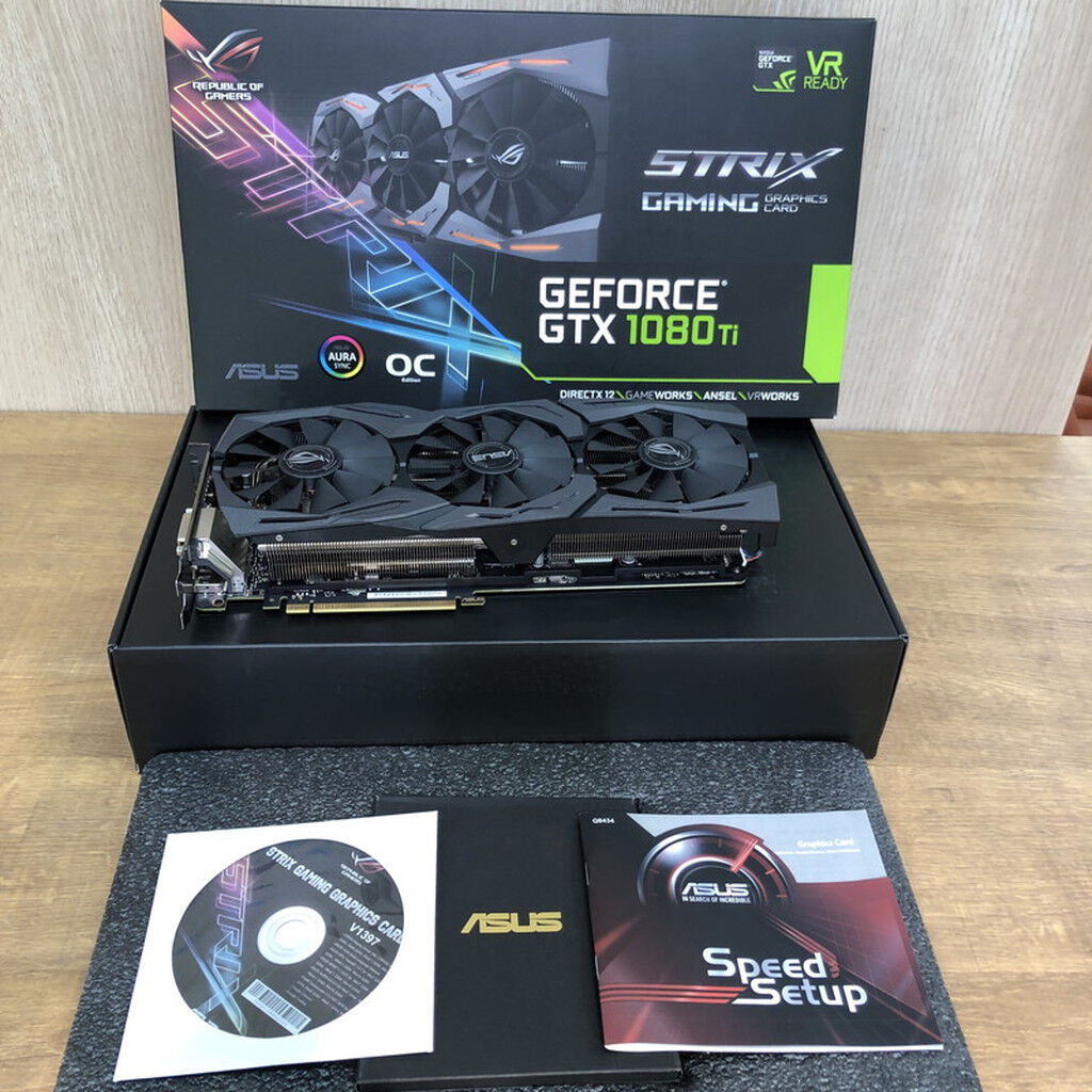 中古 ASUS ROG-STRIX-GTX1080TI-O11G-GAMING(11G GDR5X OC 133965