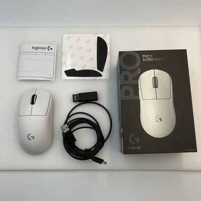 【新潟店】中古  Logicool PRO X SUPERLIGHT 2 G-PPD-004WL-WH (ホワイト) 3290007322 