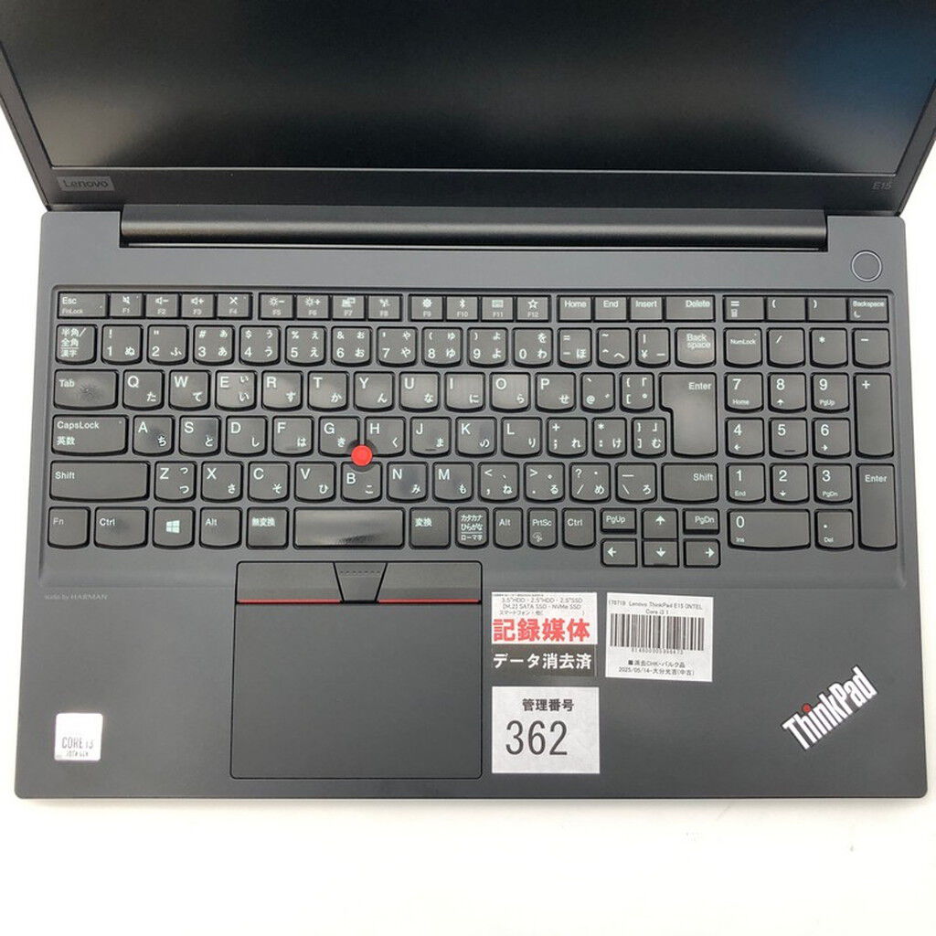 Lenovo ThinkPad i5-8350U SSD256GB【中古】 ThinkPad Lenovo L13 第10世代 Core i5 10210U M.2SSD256G