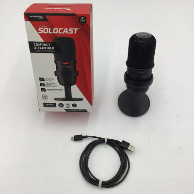 【白山FM松任店】中古  HyperX SoloCast （USBスタンドアロンマイク/ブラック） 4950001926 