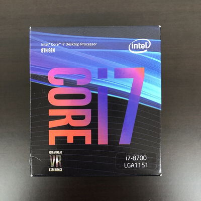 【長野稲里店】中古  INTEL Core i7 8700 (1151/3.20GHz/12M/C6/T12) 136198 