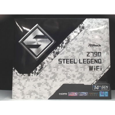 【前橋ｲﾝﾀｰｱｶﾏﾙ店】中古  ASRock Z790 Steel Legend WiFi(Z790 1700 ATX DDR5) 152755 