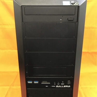 【なんば店】中古  THIRDWAVE GALLERIA KT(Intel Core i7 8700/16GB/SSD500GB/DVDマルチ/NVIDIA GeForce GTX 1060 6GB/W11H64 MAR) 179645 