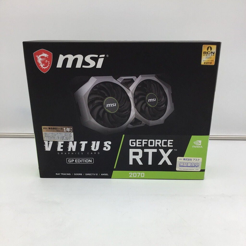 中古 MSI GeForce RTX2070 VENTUS GP 4950002178 （367164