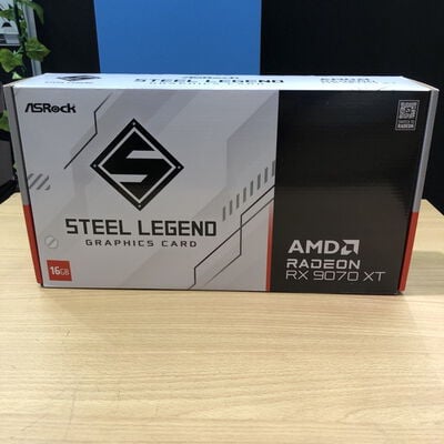 【甲府飯田店】中古  ASRock RX9070XT SL 16G Steel Legend 16GB (RX9070XT 16G) 176937 
