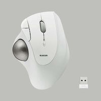 エレコム  M-IT11DRWH (2.4GHz無線トラックボール IST 5ボタン ベアリングモデル ホワイト) 