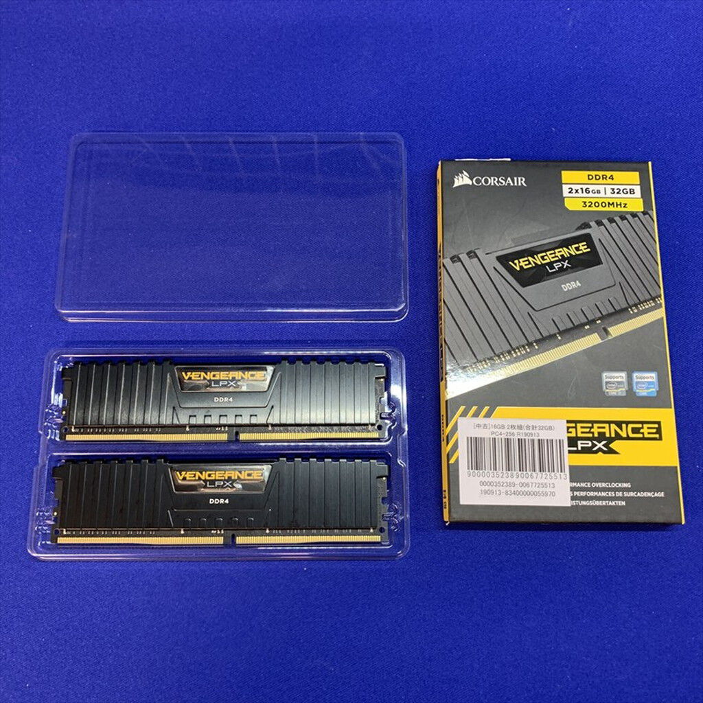 中古 16GB 2枚組(合計32GB) PC4-25600/DDR4-3200 デスクトップ用