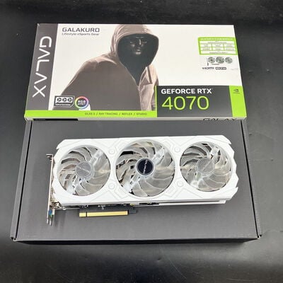 【大須店】中古  玄人志向 GK-RTX4070-E12GB/WHITE/TP (RTX4070 12GB) 157133 