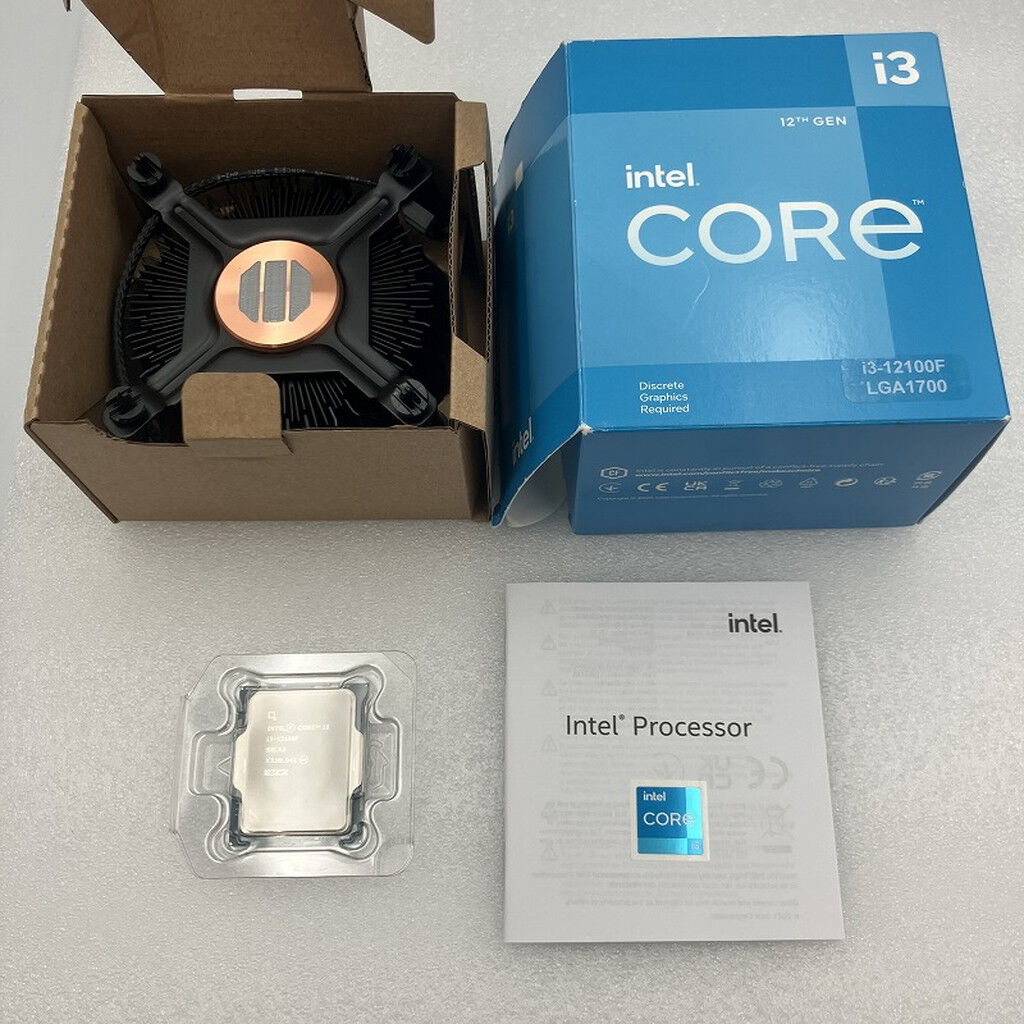 中古 INTEL Core i3 12100F (1700/3.3G/12M/C4/T8) 148617 （400866