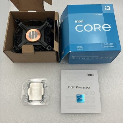 【新潟店】中古  INTEL Core i3 12100F  (1700/3.3G/12M/C4/T8) 148617 